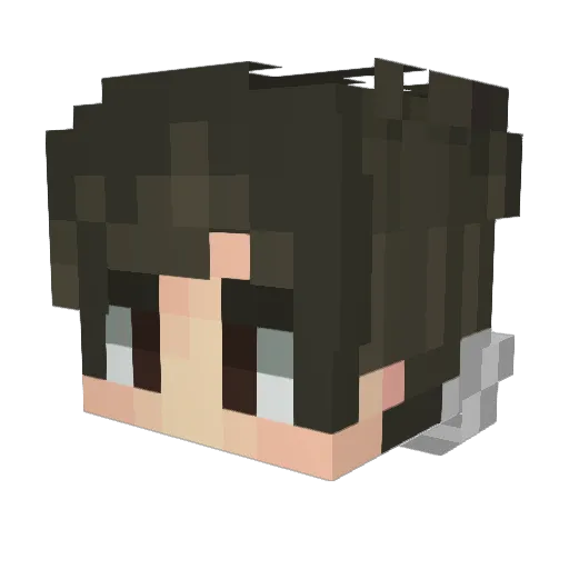 xXKamuiXx Minecraft avatar head, 3D render