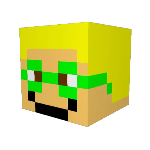xXKamwinXx Minecraft avatar head, 3D render