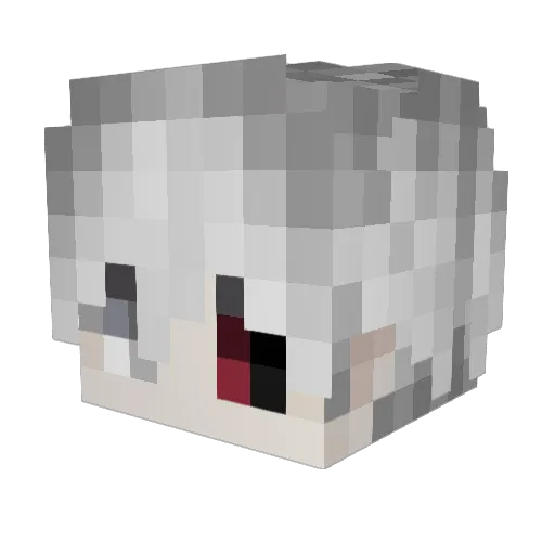xXKenzanXx Minecraft avatar head, 3D render