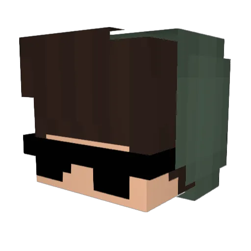 xXKevinGHGXx Minecraft avatar head, 3D render