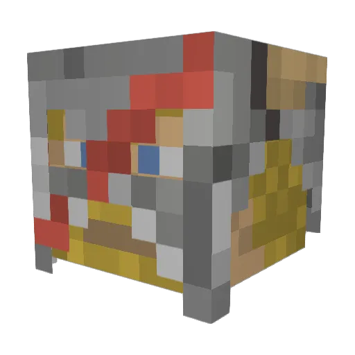xXKiLoXx Minecraft avatar head, 3D render
