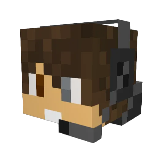 xXLamerXx_ Minecraft avatar head, 3D render