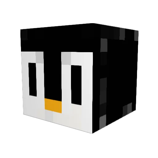 xXLePenguinXx Minecraft avatar head, 3D render