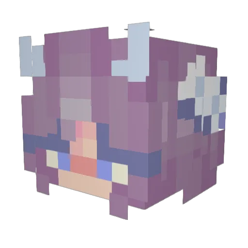 xXLizzy_BushXx Minecraft avatar head, 3D render