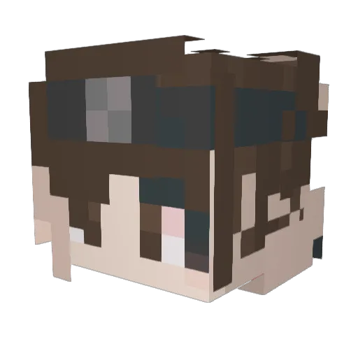 xXLorix3 Minecraft avatar head, 3D render