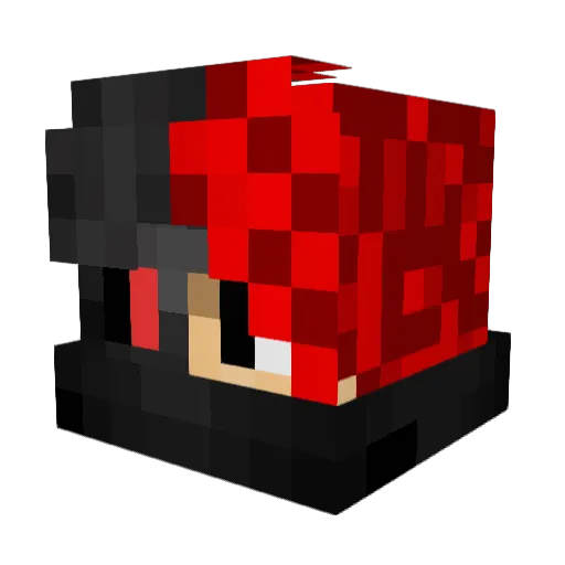 xXLukiXx20 Minecraft avatar head, 3D render