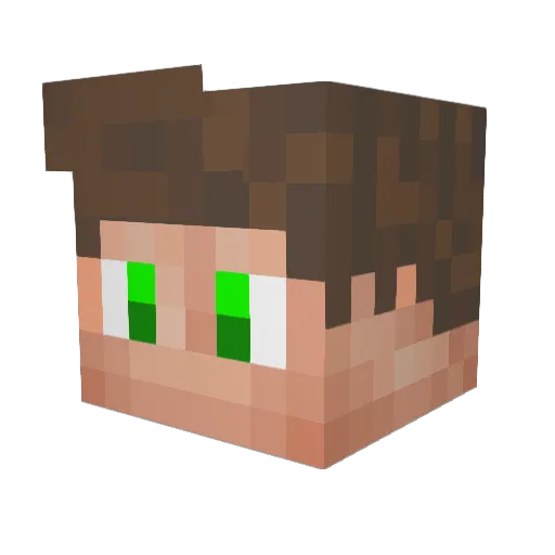 xXLukiXx Minecraft avatar head, 3D render