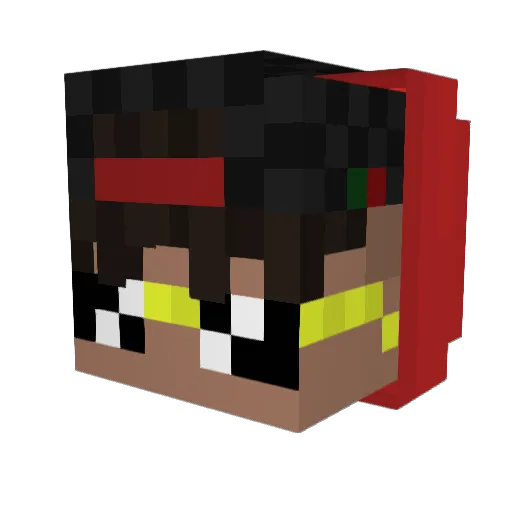xXMEGAXMCXx Minecraft avatar head, 3D render