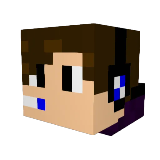 xXMONKEYDADDYXx Minecraft avatar head, 3D render