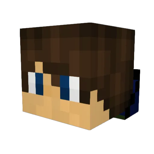 xXManaiaXx Minecraft avatar head, 3D render