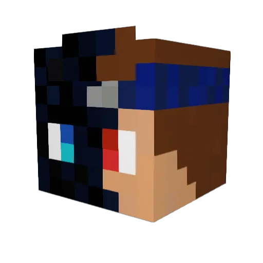 xXMasked_TillXx Minecraft avatar head, 3D render