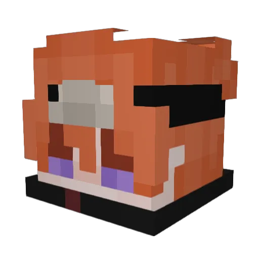 xXMetagolemXx Minecraft avatar head, 3D render