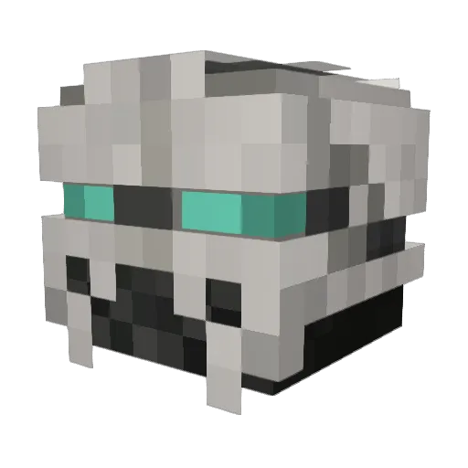 xXMetalGearXx Minecraft avatar head, 3D render