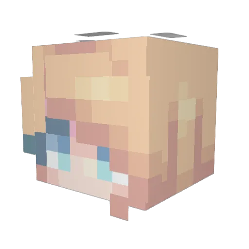 xXMiphaXx Minecraft avatar head, 3D render