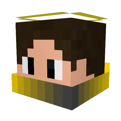 xXMonkeCrimeXx Minecraft avatar head, 3D render