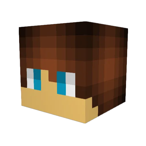xXMusicMaster21 Minecraft avatar head, 3D render