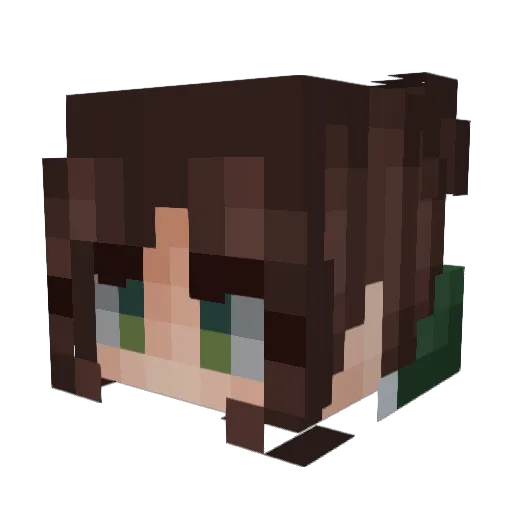 xXNorppaXx Minecraft avatar head, 3D render