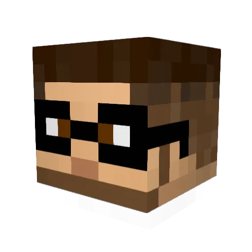 xXNosgothXx Minecraft avatar head, 3D render