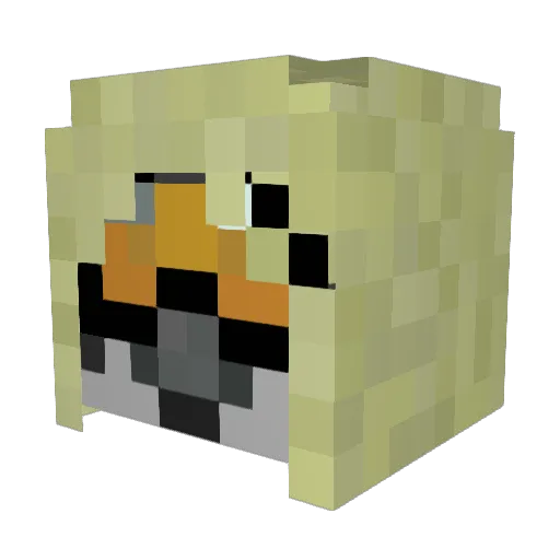 xXOHwowXx Minecraft avatar head, 3D render