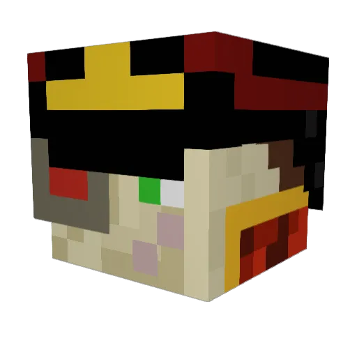 xXPATO_YTXx Minecraft avatar head, 3D render