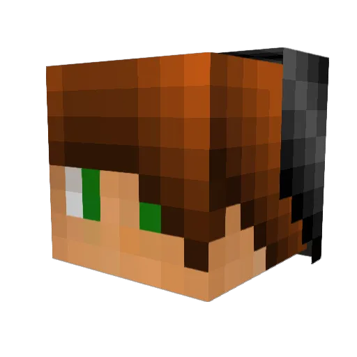 xXPROSMURFXx Minecraft avatar head, 3D render