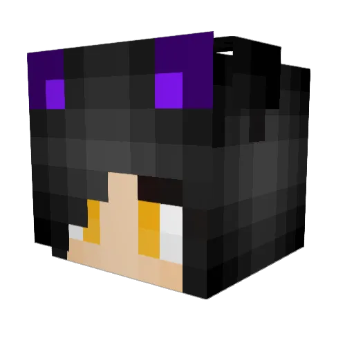 xXPastelMoonXx Minecraft avatar head, 3D render