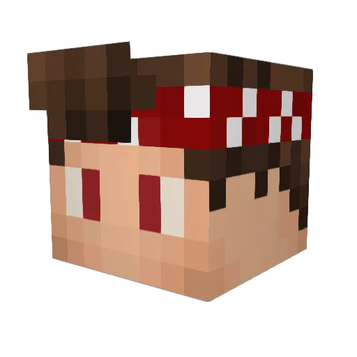 xXPlayzXx Minecraft avatar head, 3D render
