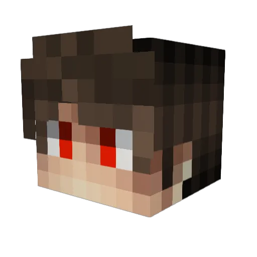 xXPrinceSanderXx Minecraft avatar head, 3D render