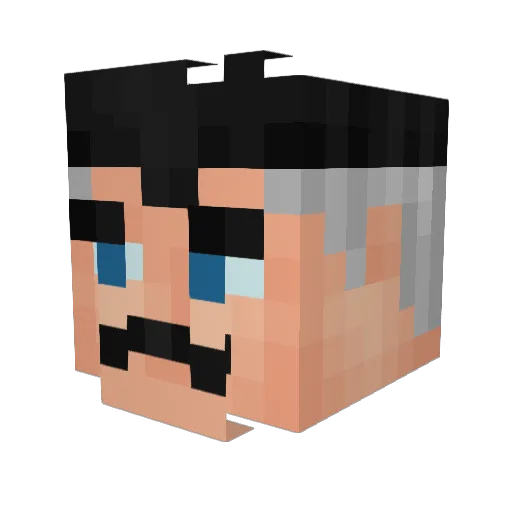 xXQuantumEdgeXx Minecraft avatar head, 3D render