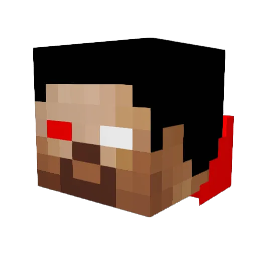 xXREEDSXx Minecraft avatar head, 3D render