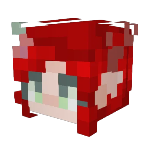 xXRangerMaddieXx Minecraft avatar head, 3D render