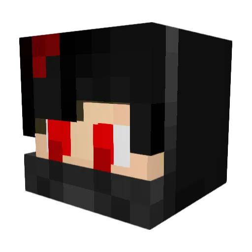 xXReapperXx Minecraft avatar head, 3D render