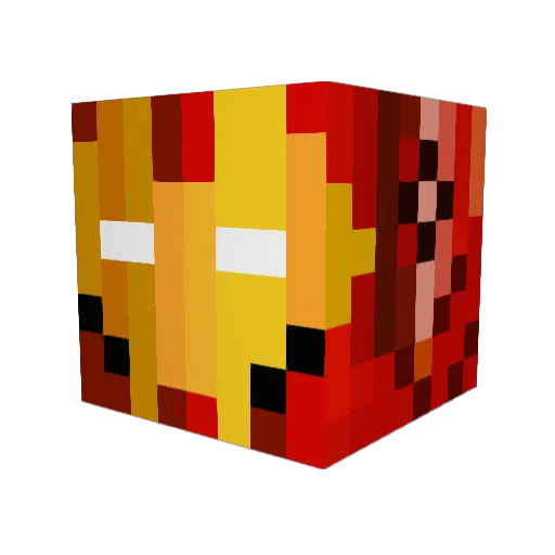 xXRedxSlugXx Minecraft avatar head, 3D render