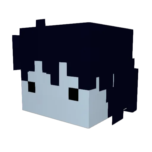 xXRobertUwUXx Minecraft avatar head, 3D render