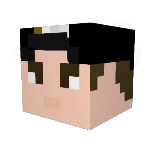 xXSRSXx Minecraft avatar head, 3D render