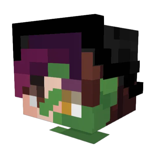 xXSander_SidesXx Minecraft avatar head, 3D render