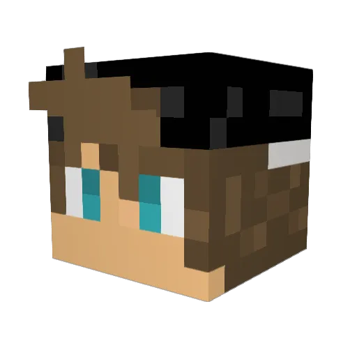 xXShadowGhostXx Minecraft avatar head, 3D render