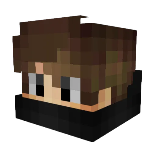 xXShaman Minecraft avatar head, 3D render