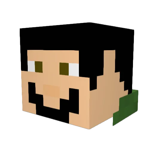 Minecraft-Avatar von xXSlyXx: Kopf als 3D-Render