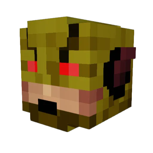 xXSpitfireXx Minecraft avatar head, 3D render