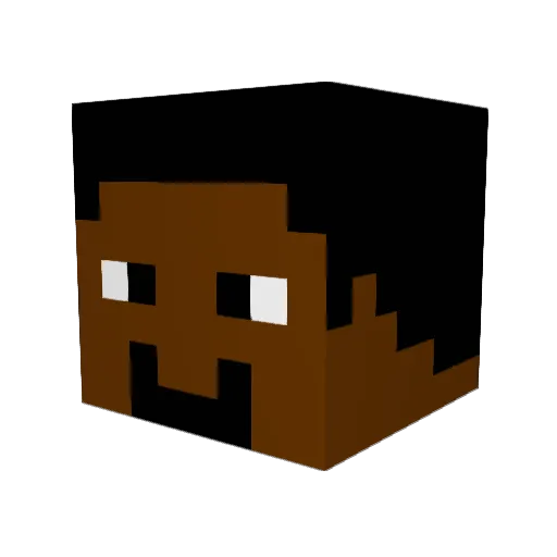 xXT3RRORXx Minecraft avatar head, 3D render