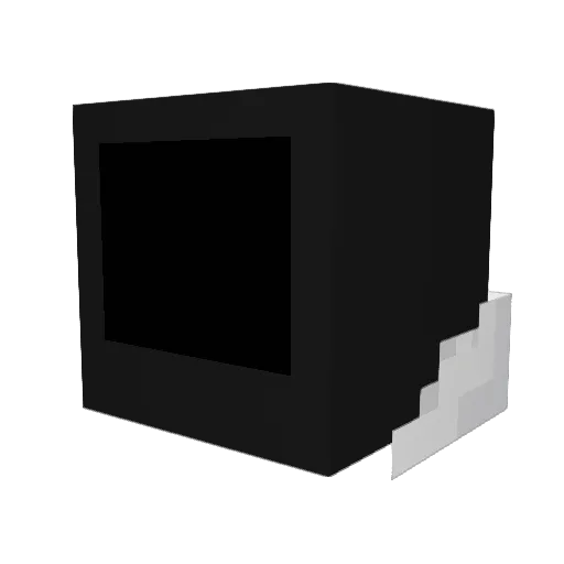 xXTheDrifterXx Minecraft avatar head, 3D render
