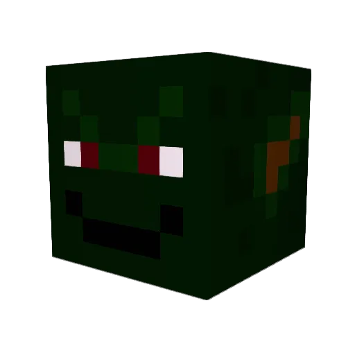 xXTheNewEndXx Minecraft avatar head, 3D render