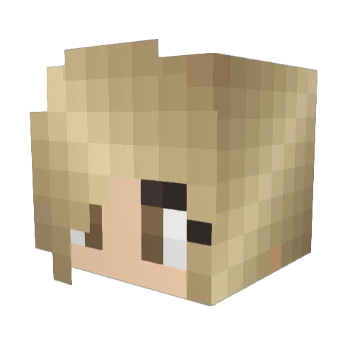 xXTigerAlphaXx Minecraft avatar head, 3D render