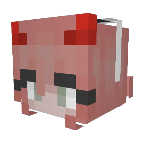 xXToxicXx101 Minecraft avatar head, 3D render