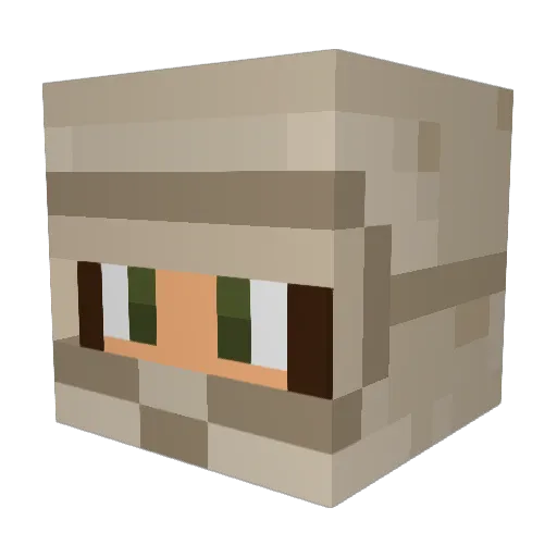 xXUbergooberXx Minecraft avatar head, 3D render