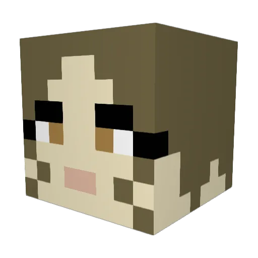 xXVIKING11Xx Minecraft avatar head, 3D render
