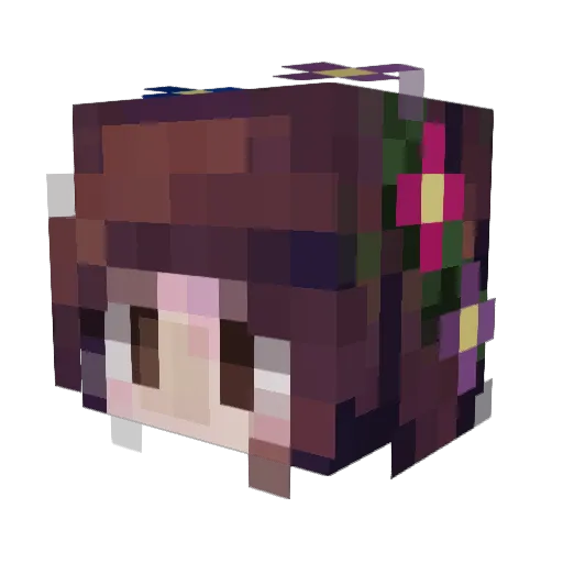xXVenoXx Minecraft avatar head, 3D render