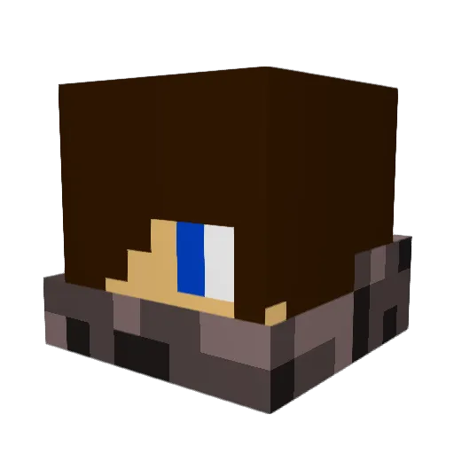 xXWeavyXx Minecraft avatar head, 3D render