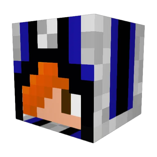 xXZcoolmanXx Minecraft avatar head, 3D render